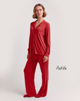 CMFRT Petite Luxury Soft Long Pyjama Set - Tabitha