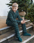 CMFRT Children's Luxury Soft Long Tartan Pyjama Set - Rowen