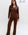 CMFRT Luxury Soft Long Mystery Pyjama Set