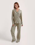 CMFRT Petite Luxury Soft Long Pyjama Set - Isabella