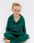 CMFRT Children's Luxury Soft Long Pyjama Set - Esmeralda