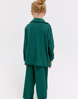 CMFRT Children's Luxury Soft Long Pyjama Set - Esmeralda