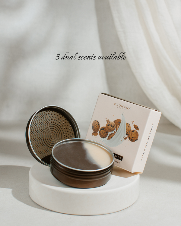 Clomana Brush & Sponge Dual Scented Soaps
