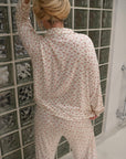 Florence Tall Luxury Soft Long Pyjama Set with Matching Socks