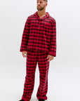 CMFRT 100% Cotton Luxury Soft Long Tartan Pyjama Set - Frankie