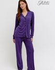 CMFRT Petite Luxury Soft Long Pyjama Set - Daphne