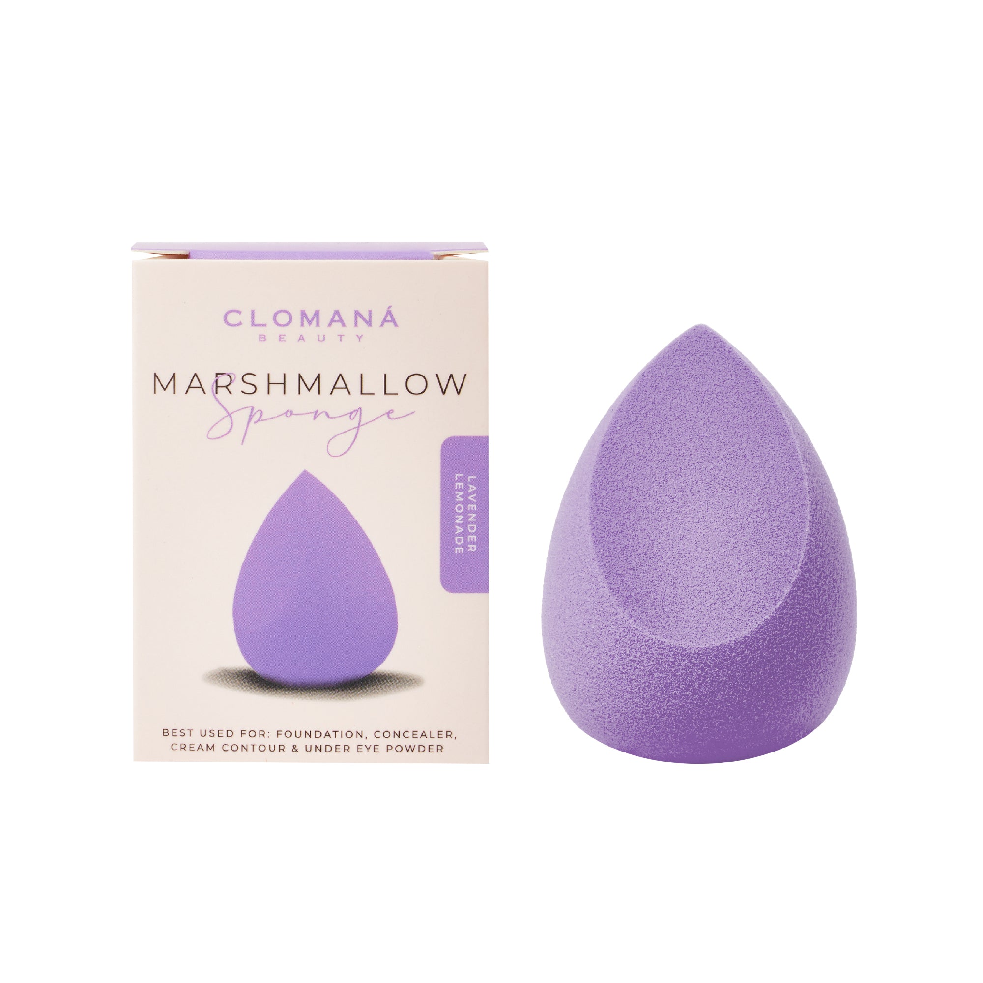 Lavender Lemonade Marshmallow Sponge Shape 1