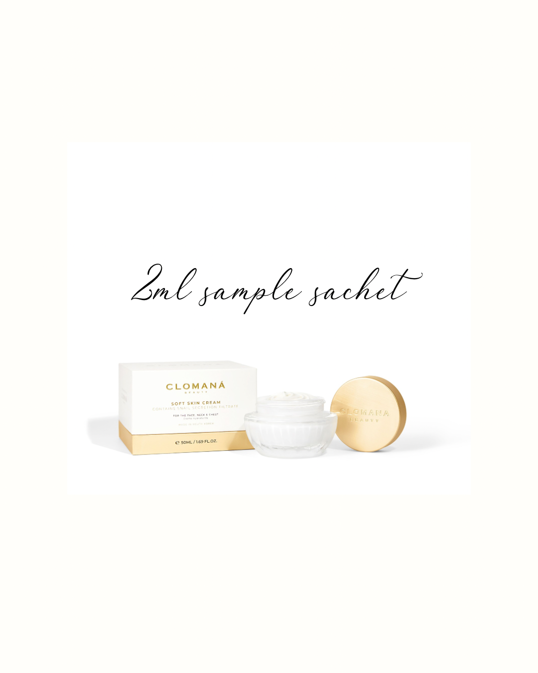 Soft Skin Cream Sample 2ml