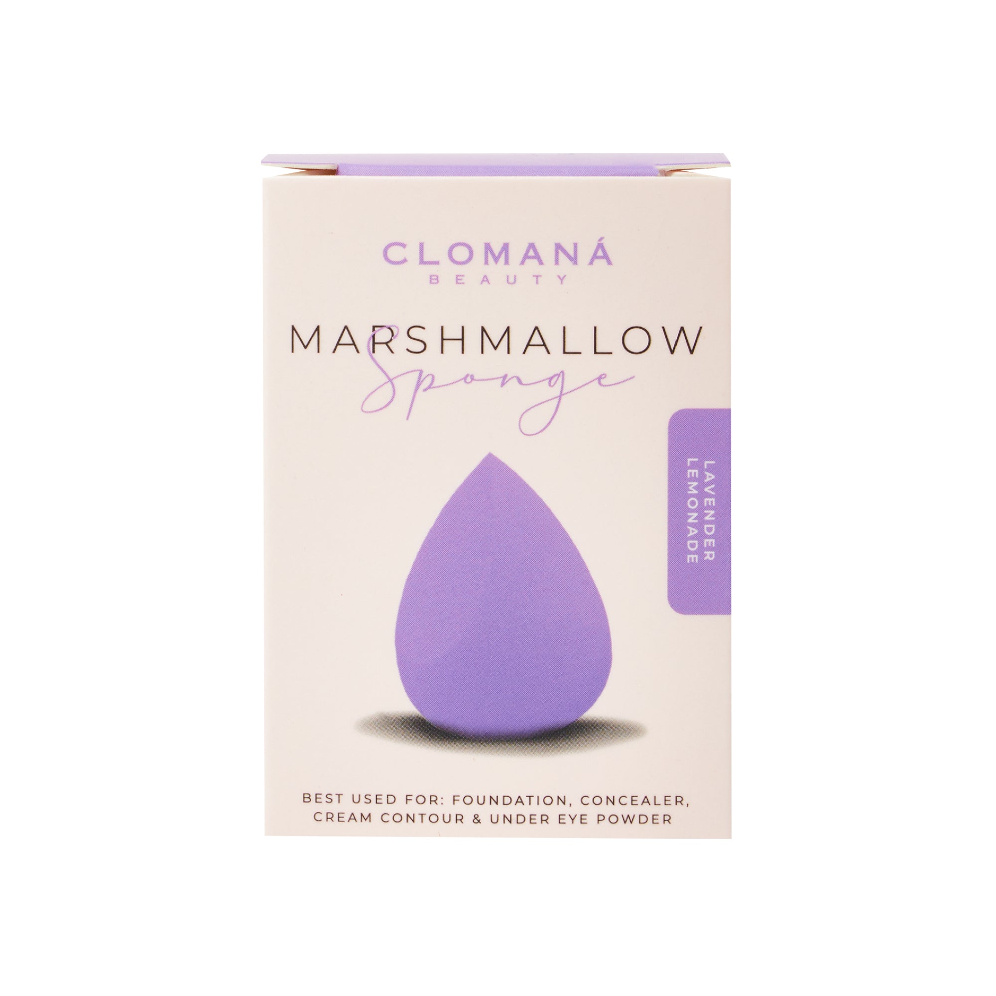 Lavender Lemonade Marshmallow Sponge Shape 1
