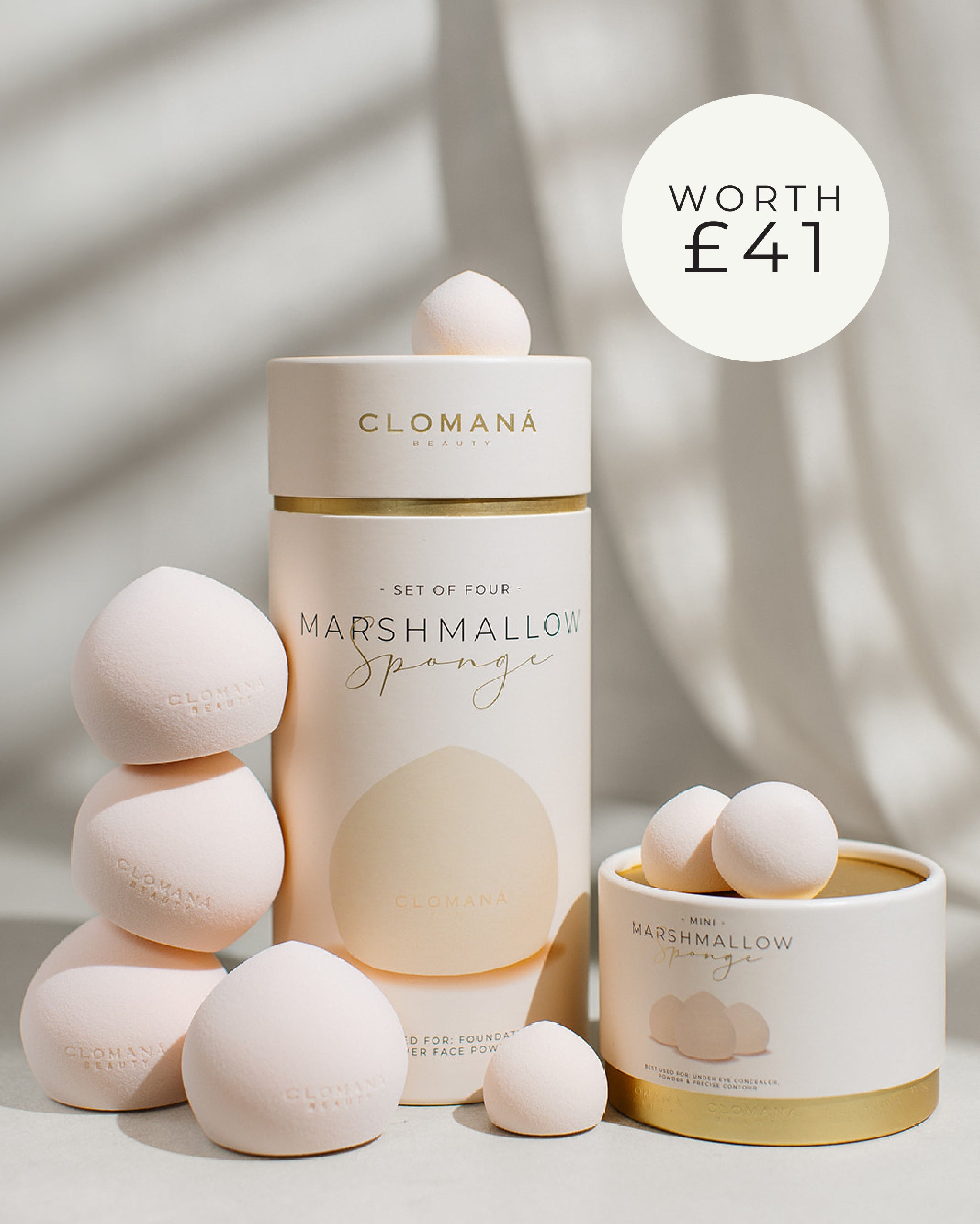 Marshmallow Set of Four & Minis Bundle