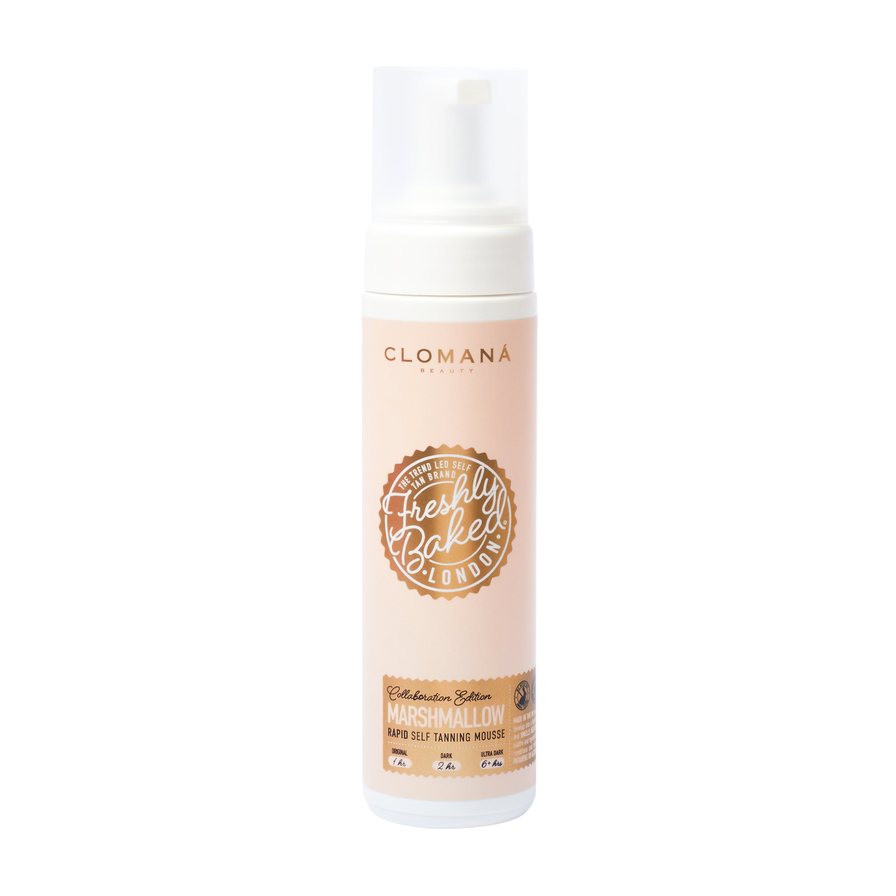 Clomana Marshmallow Scented Rapid Tanning Mousse