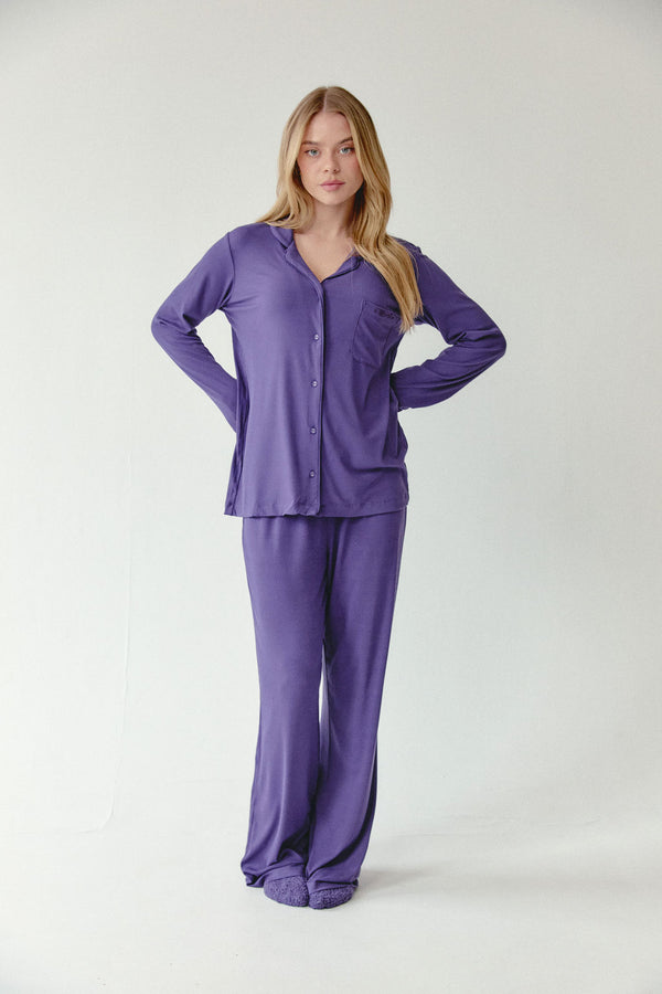 CMFRT Luxury Soft Long Pyjama Set - Daphne