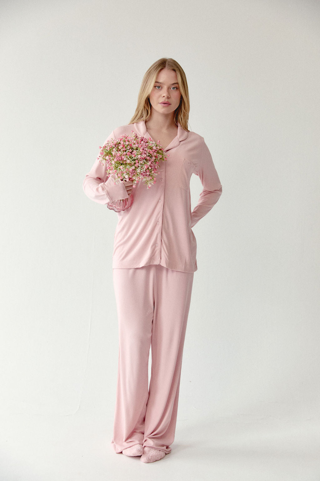CMFRT - Luxury Soft Long Pyjama Set - Chloe