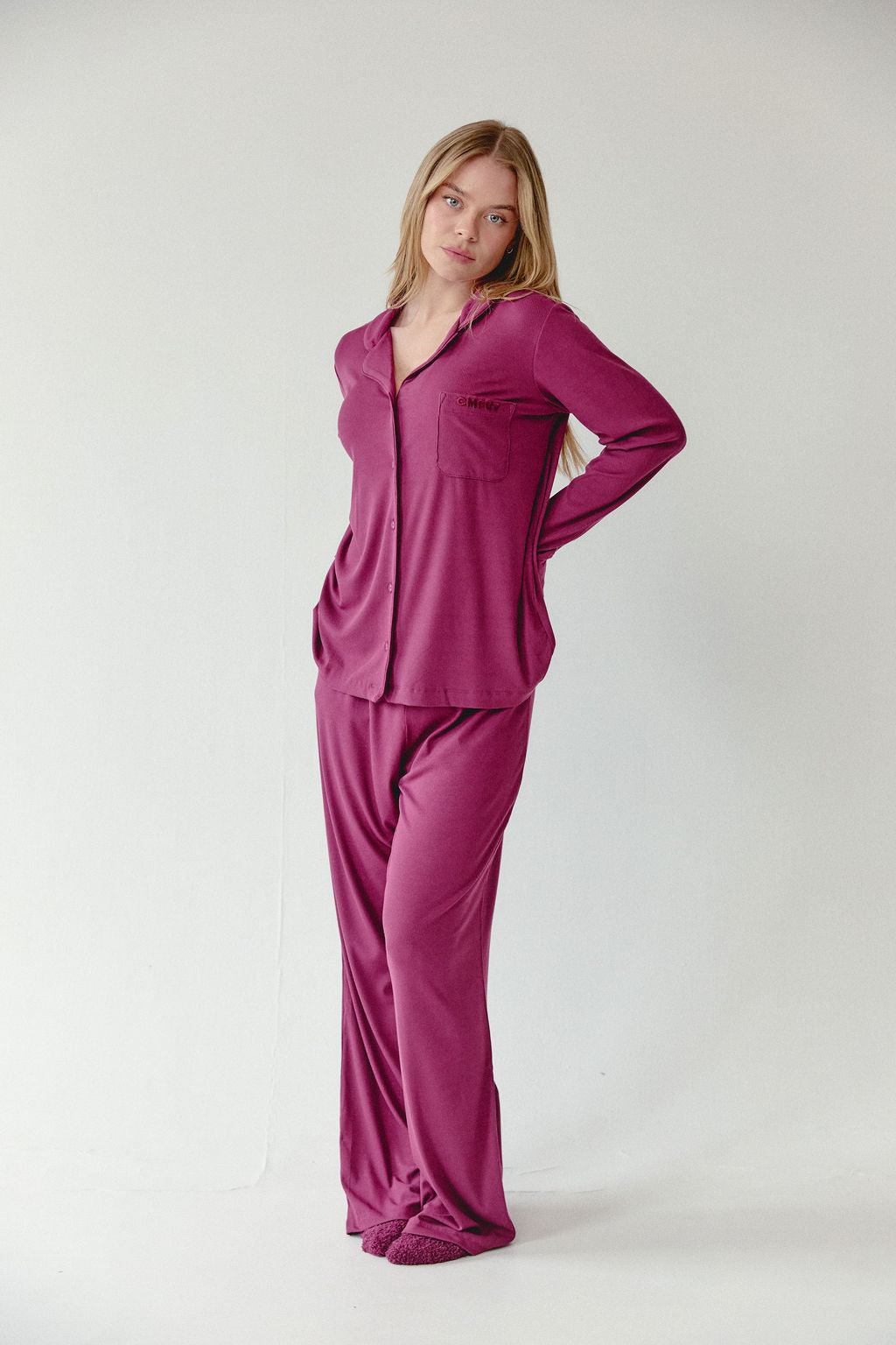 CMFRT Luxury Soft Long Pyjama Set - Connie