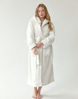 CMFRT Fluffy Robe With Clip Button - Sylvia