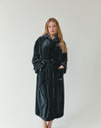 CMFRT Fluffy Robe With Clip Button - Blake