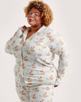 CMFRT Luxury Soft Long Pyjama Set - Fern