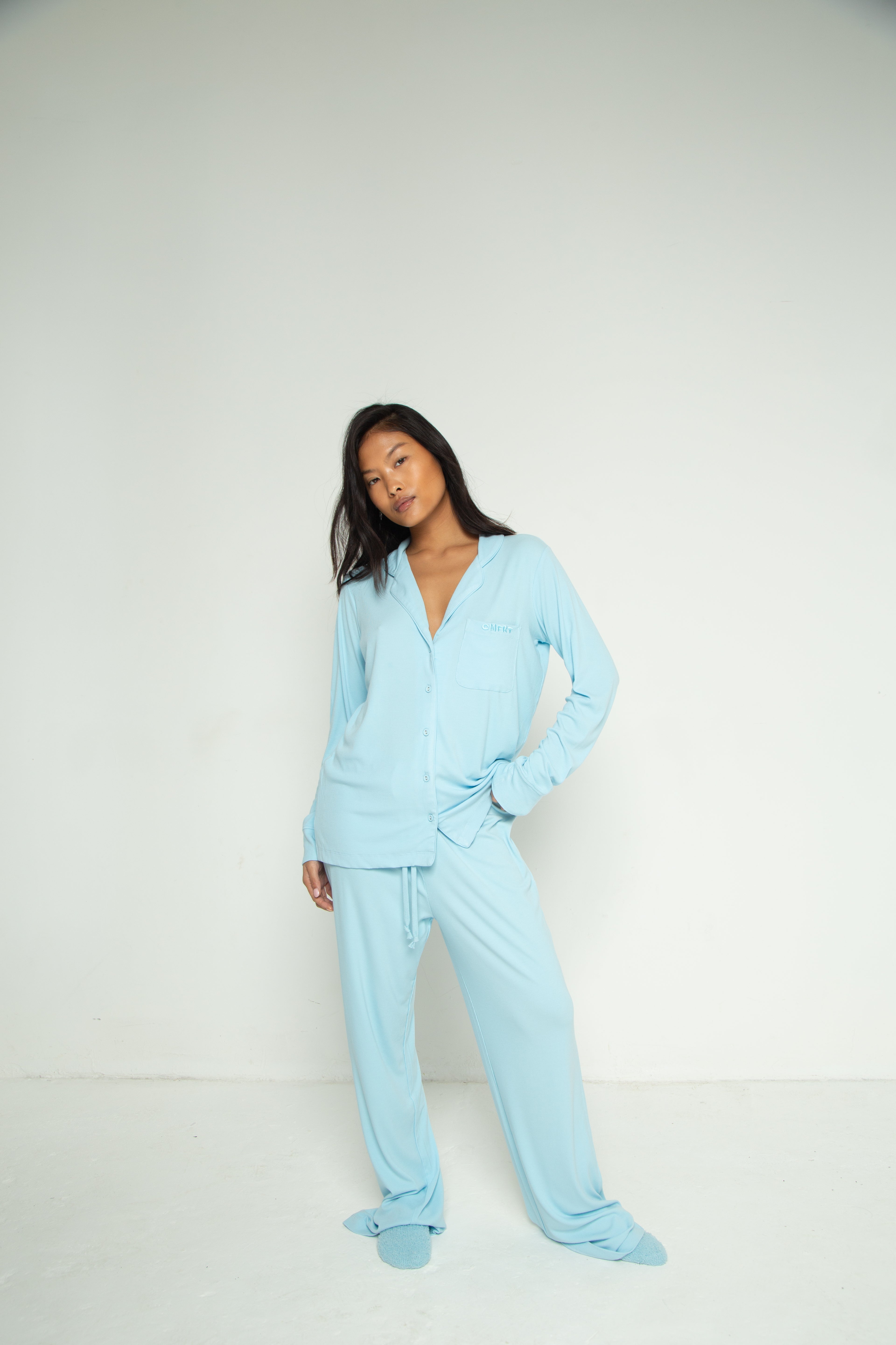 The Blue Luxury Soft Cmfrt Pyjama Set - Alice