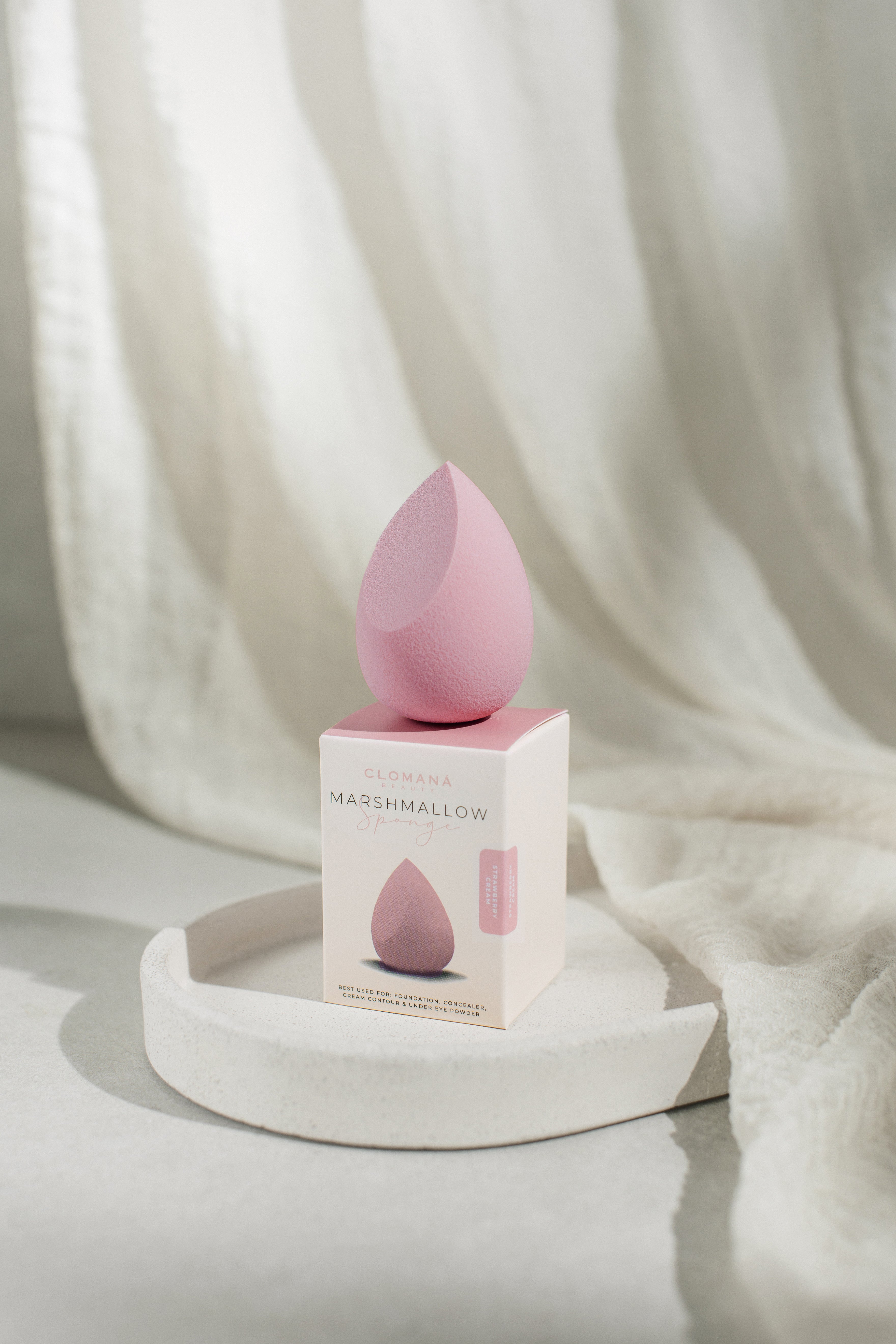 Strawberry Cream - Marshmallow Sponge - Shape 1
