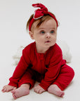 CMFRT Luxury Soft Baby Romper With Headband - Holly